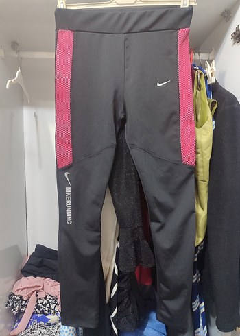 Nike Siyah Pembe Spor Tayt