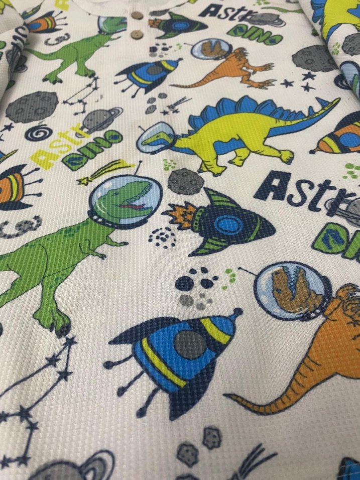 Gri Baskılı Erkek Çocuk Pijama Takımı - Görsel 4