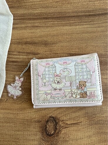 pembe vintage cüzdan