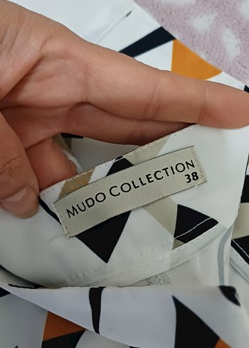 Kadın Çok Renkli Baskılı Pilili Kumaş Pantolon - Görsel 2