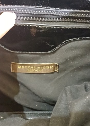 Kilitli Siyah Deri Kadın Çanta - Görsel 5