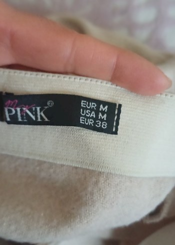 Bej Mini Etek - Görsel 3