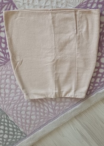 Bej Mini Etek - Görsel 2