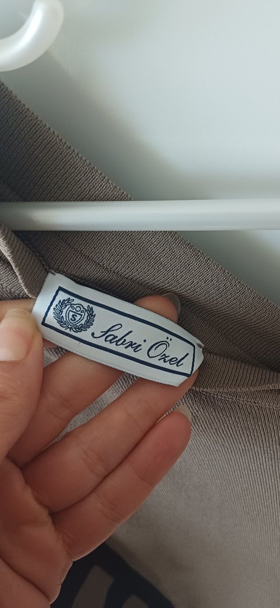 Drapeli Kısa Kollu Midi Elbise - Görsel 4