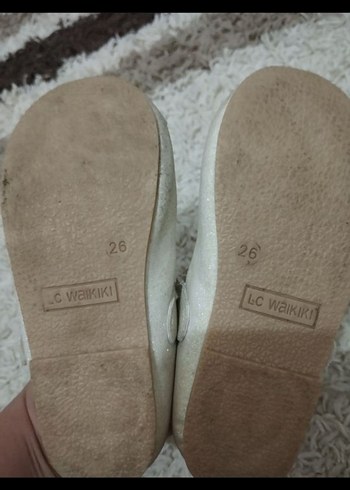 Kız Çocuk Beyaz Fiyonk Detaylı Babet Ayakkabı - Görsel 3