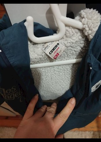 Erkek Çocuk Mavi Fermuarlı mont - Görsel 3