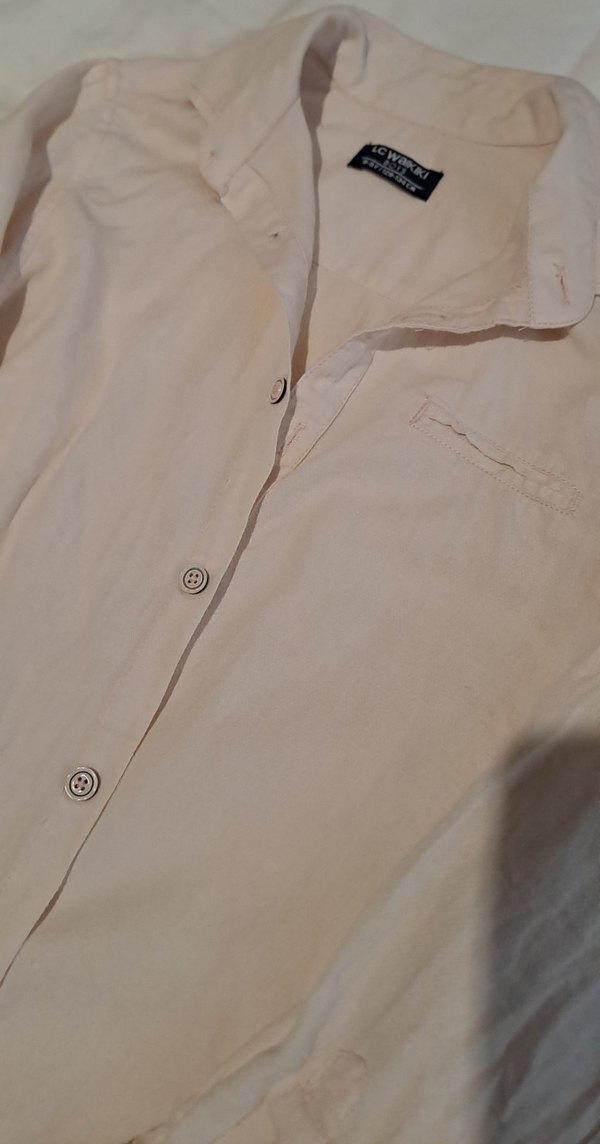 LC Waikiki Keten Düğmeli  Erkek Cocuk Gömlek - Görsel 2