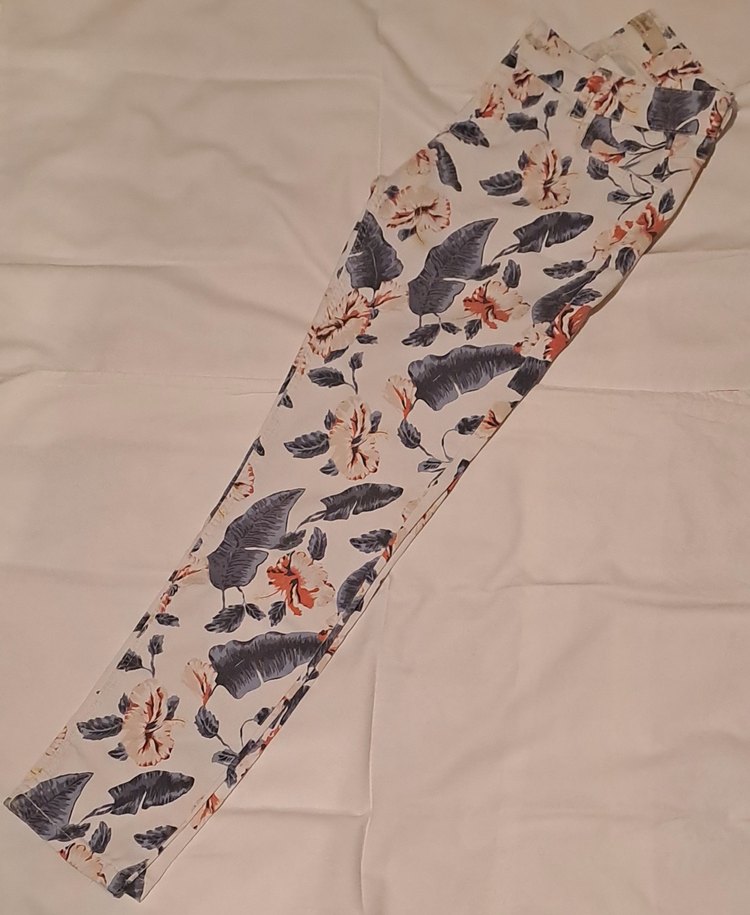 Bohem Desenli Kadın Kumaş Pantolon - Görsel 3