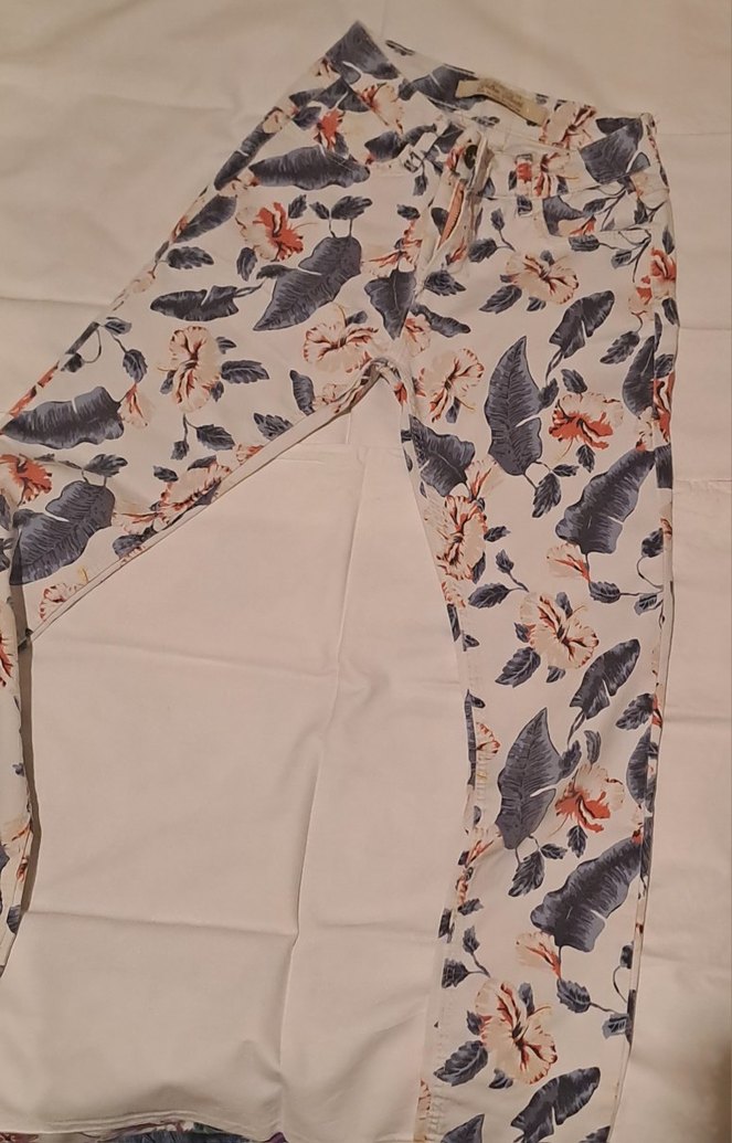 Bohem Desenli Kadın Kumaş Pantolon - Görsel 2