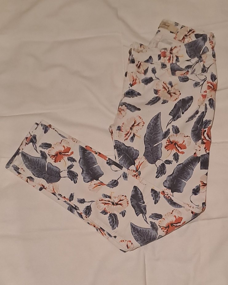 Bohem Desenli Kadın Kumaş Pantolon - Görsel 4