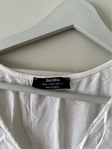 l Beden beyaz Renk Bershka bluz