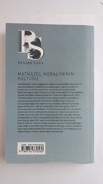 Peyami Safa - Matmazel Noraliya'nın Koltuğu
