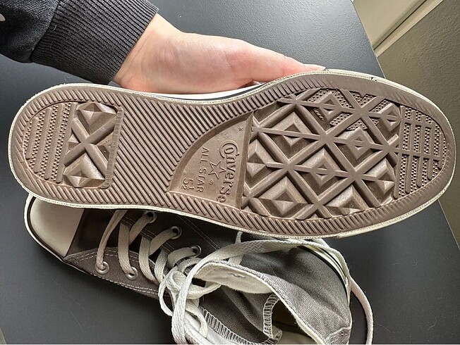 35,5 Beden Converse orijinal gri ayakkabı