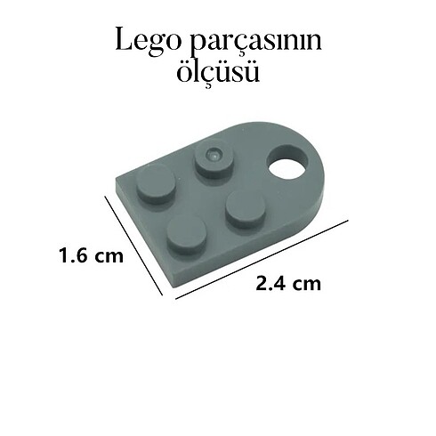 Beden yeşil Renk Lego kalp anahtarlık