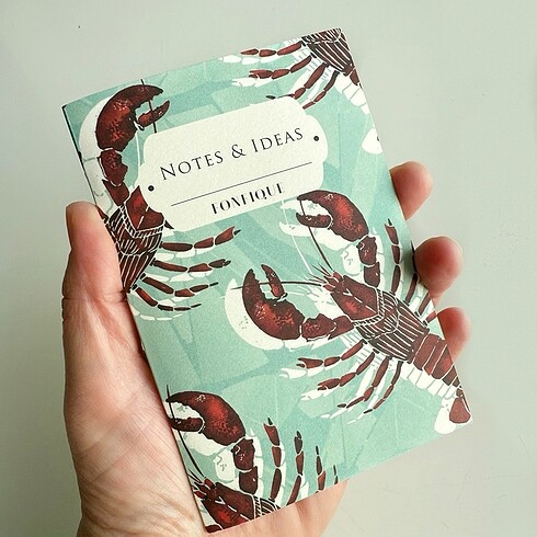 Fonfique ıstakoz desenli mini defter