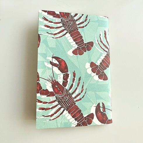 Beden Renk Fonfique ıstakoz desenli mini defter