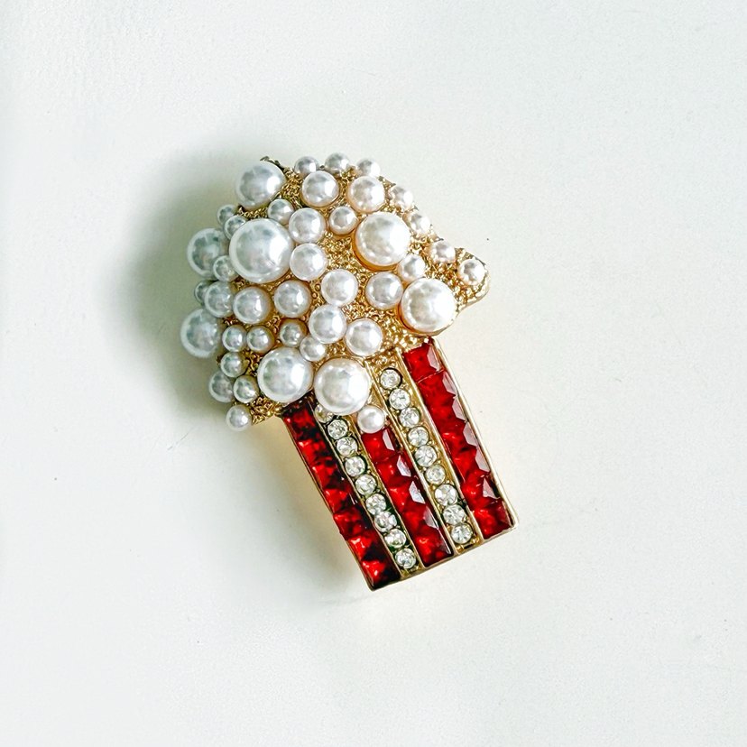 Popcorn broş - Görsel 2