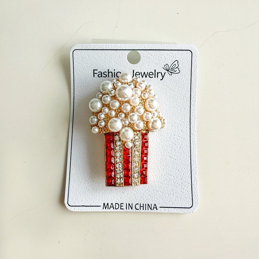 Popcorn broş - Görsel 4