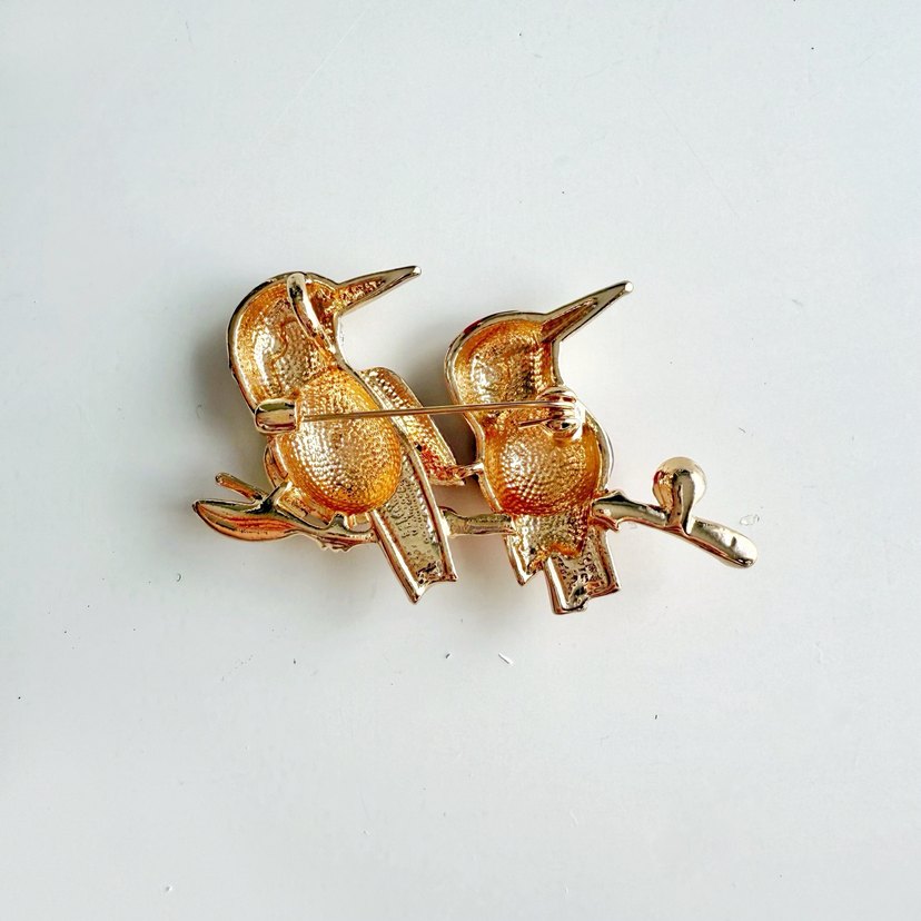 Kuş Figürlü Broş - Görsel 3