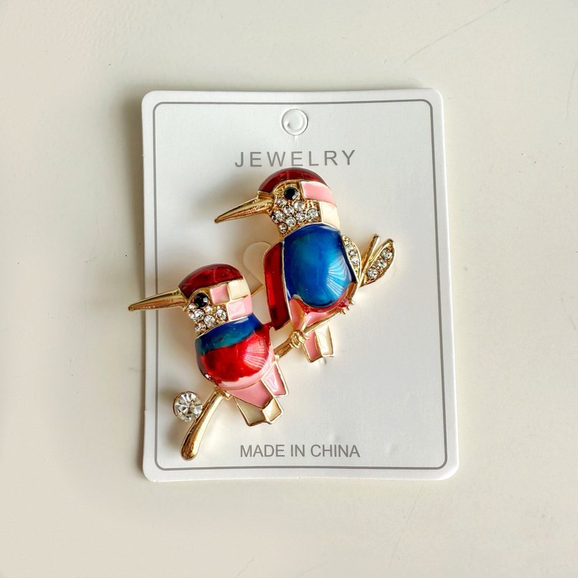 Kuş Figürlü Broş - Görsel 4