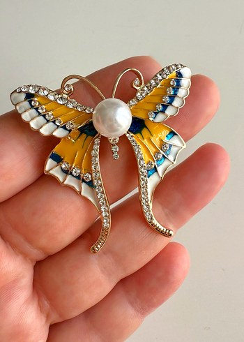 Renkli Kelebek Broş - Görsel 4