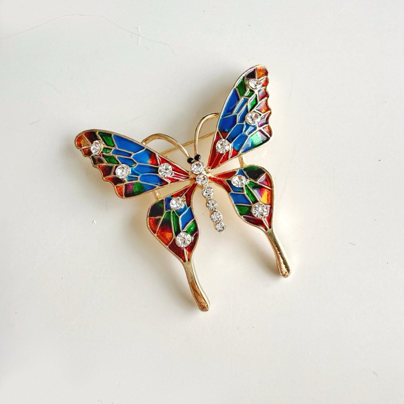 Renkli Kelebek Broş - Görsel 2