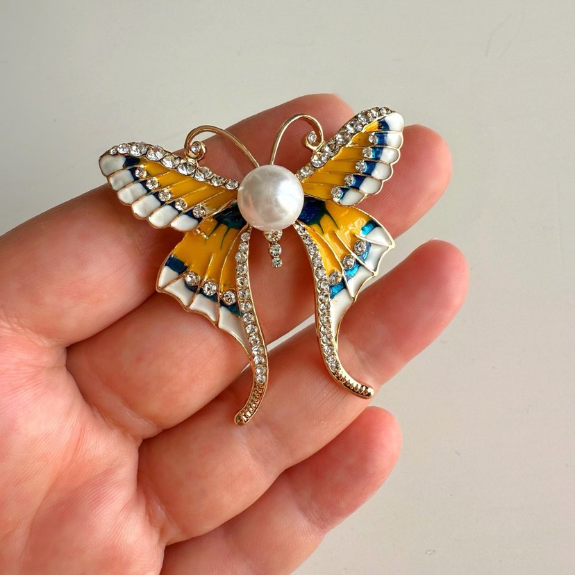 Renkli Kelebek Broş - Görsel 4
