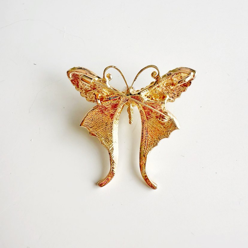 Sarı Kelebek Broş - Görsel 3
