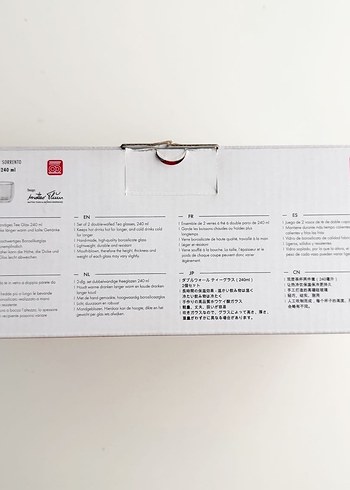 Zwilling Sorrento 2li çift cidarlı çay bardağı - Görsel 8