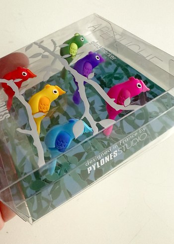 Pylones papağan bardak işaretleyici 6lı - Görsel 2