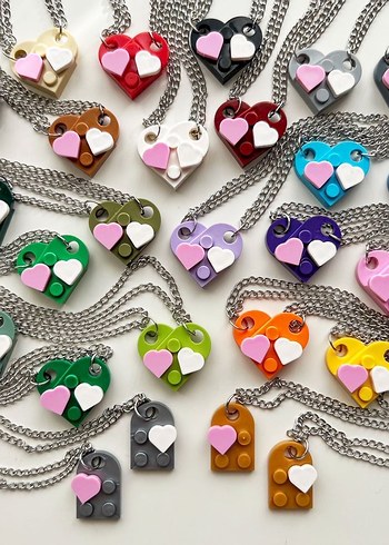 Lego kalp anahtarlık - Görsel 5