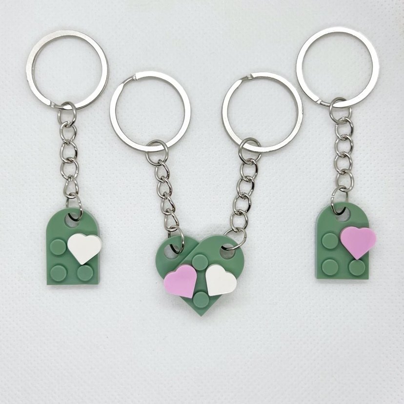 Lego kalp anahtarlık - Görsel 3