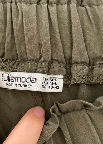 Zara Haki Buzgulu Rahat Pantolon