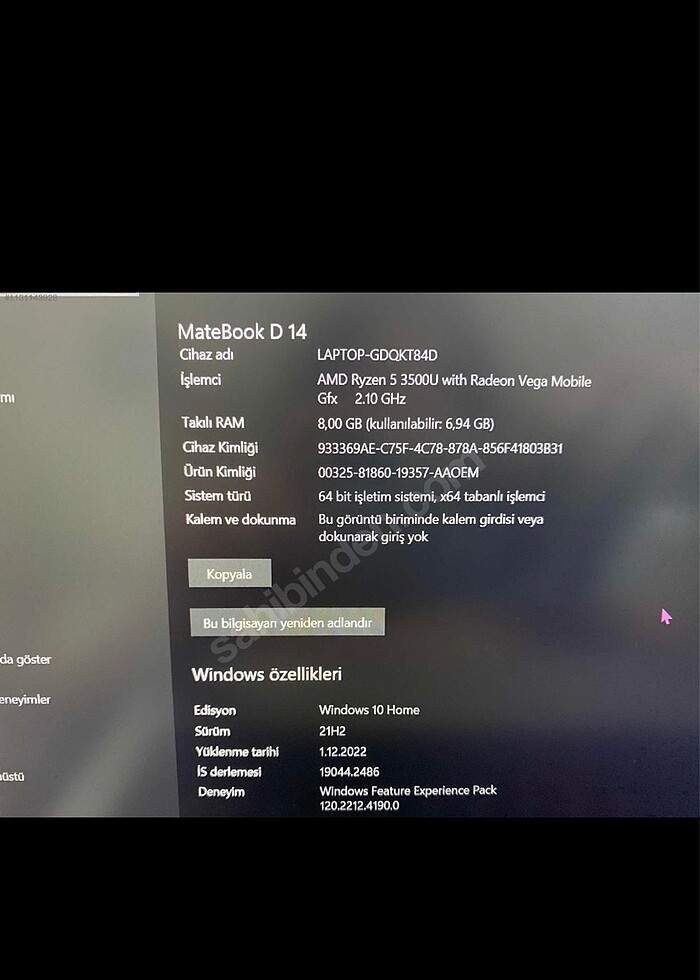 Huawei notebook - Görsel 3