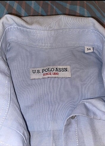 U.S Polo Assn. U.S.Polo mavi gömlek 