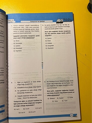  KPSS Coğrafya Yaprak Test/Engin Eraydın