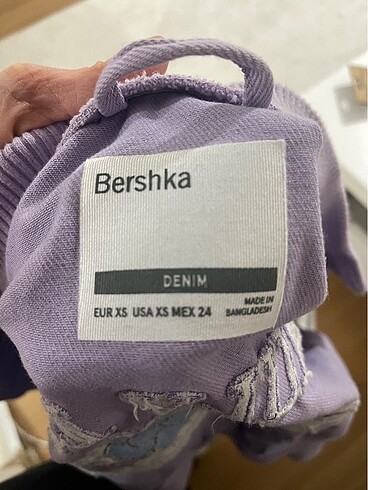 xs Beden Bershka cot kolej ceket