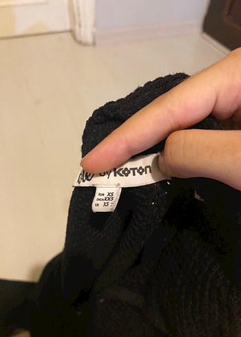 xs Beden siyah Renk Siyah Örgü bluz