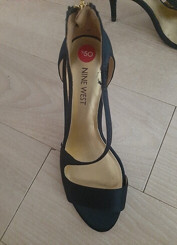 36 Beden siyah Renk Nine West kadın gece ayakkabisi