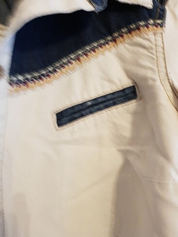 s Beden ten rengi Renk Zara kot gömlek. Orijinal 