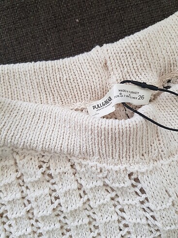 s Beden beyaz Renk Pull bear.etiketli