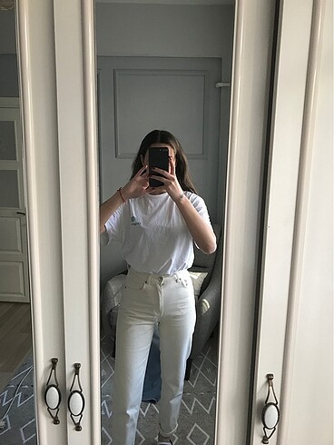 Pull and Bear Yüksek bel jean
