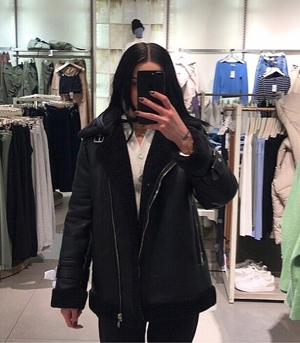 s Beden siyah Renk Biker ceket