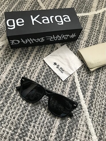 Bilge karga güneş gözlük
