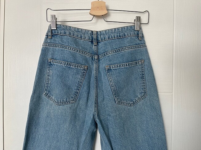 s Beden mavi Renk Koton Mom Jean