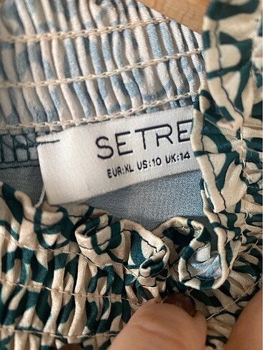 Setre Setre saten uzun elbise