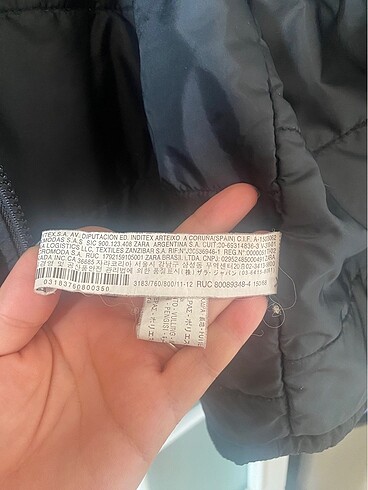 11-12 Yaş Beden siyah Renk Zara erkek çocuk yelek
