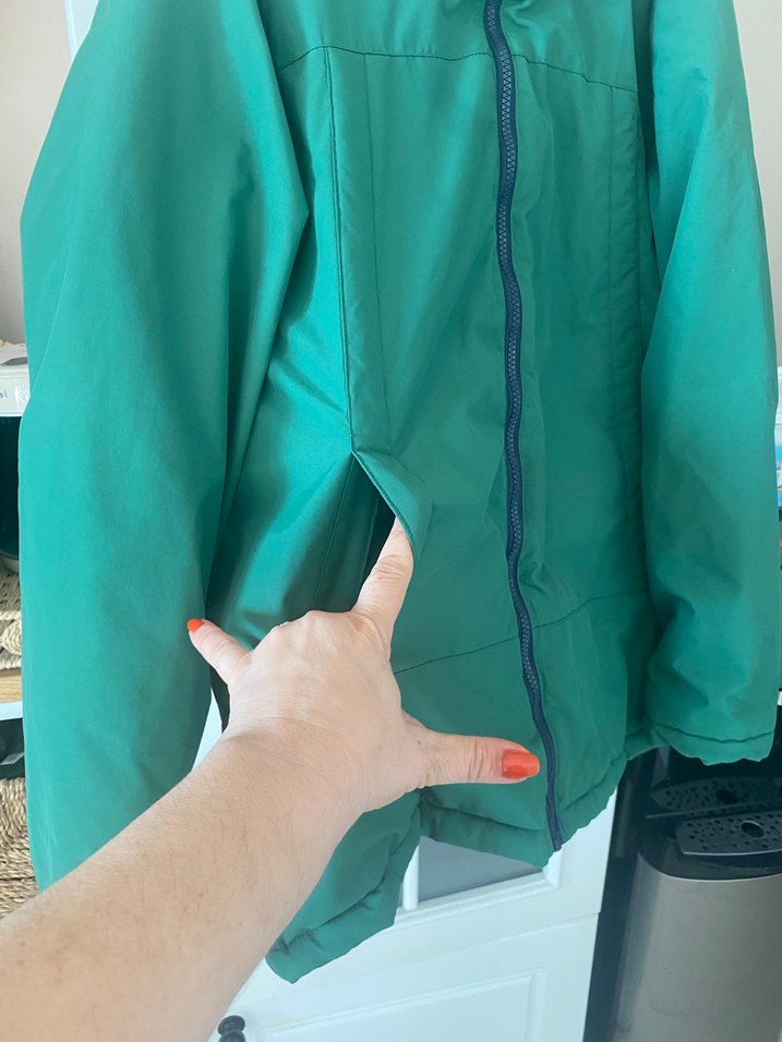 Mango Yeşil Kapüşonlu Fermuarlı  erkek çocuk Montu - Görsel 4