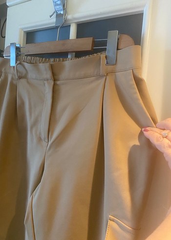 Adl camel Kadın kargo Pantolon - Görsel 3