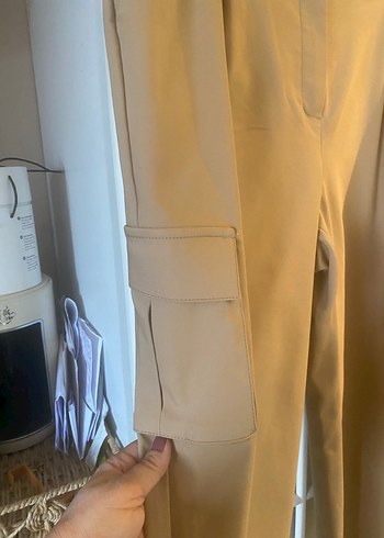 Adl camel Kadın kargo Pantolon - Görsel 4